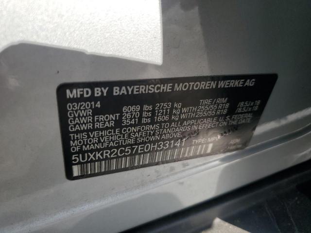 Lot #2472878183 2014 BMW X5 SDRIVE3 salvage car