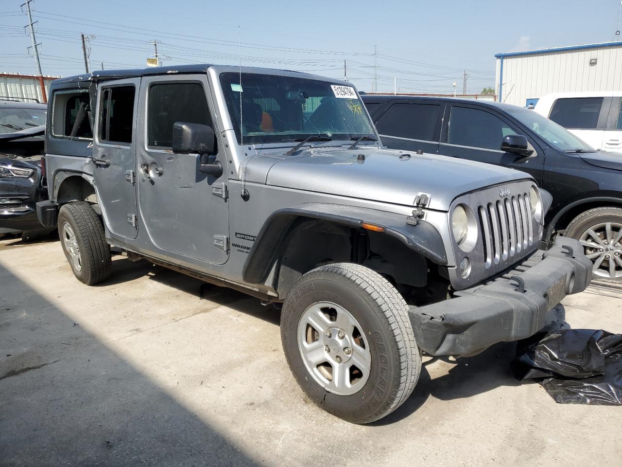 1C4BJWKG2EL107950 2014 Jeep Wrangler Unlimited Sport