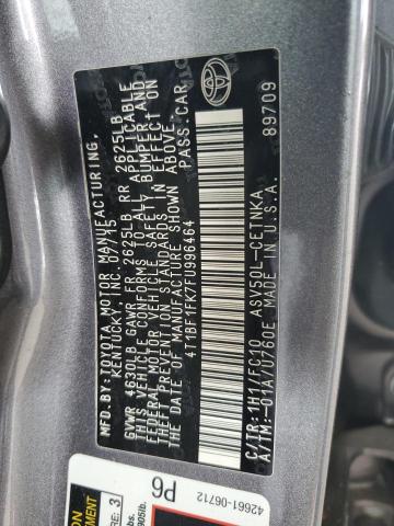2015 TOYOTA CAMRY LE - 4T1BF1FK7FU996464