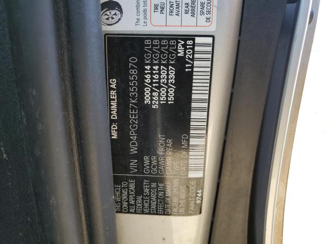 WD4PG2EE7K3555870 2019 Mercedes-Benz Metris