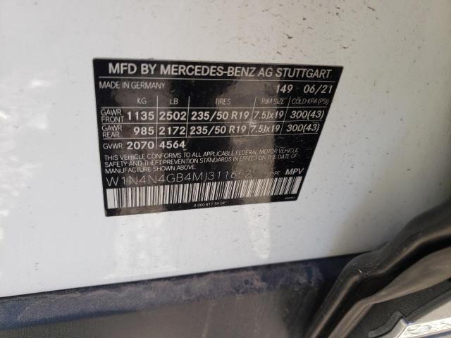 VIN W1N4N4GB4MJ311652 2021 Mercedes-Benz GLA-Class,... no.13