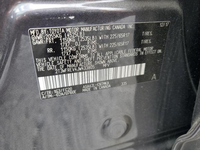 2018 TOYOTA RAV4 ADVEN - 2T3WFREV4JW433805