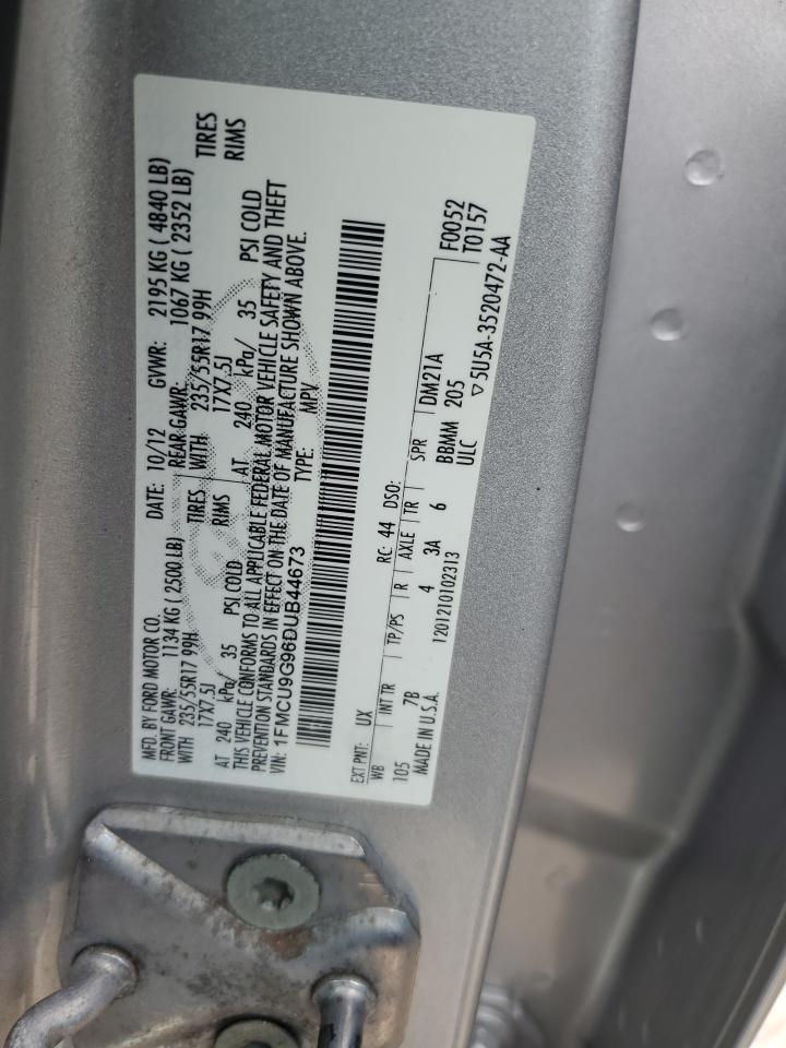 1FMCU9G96DUB44673 2013 Ford Escape Se