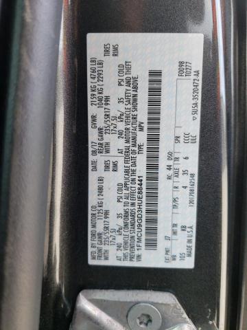 2017 Ford Escape Se VIN: 1FMCU9GD3HUE88441 Lot: 39230412