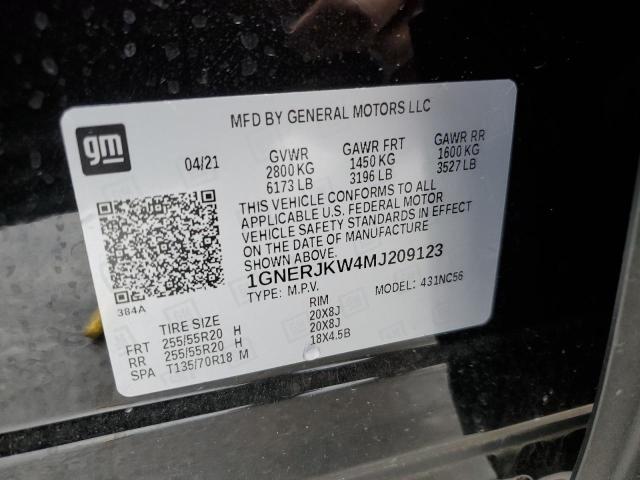 1GNERJKW4MJ209123 Chevrolet Traverse R 13