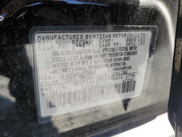 2016 Nissan Sentra S VIN: 3N1AB7AP5GY308495 Lot: 50455604