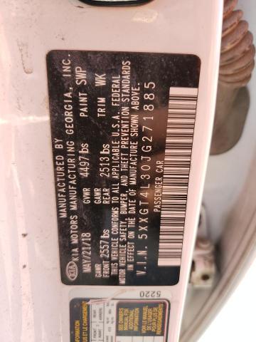 2018 Kia Optima Lx VIN: 5XXGT4L30JG271885 Lot: 51600814