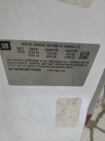 2013 Chevrolet Impala Ltz VIN: 2G1WC5E30D1194033 Lot: 48923364