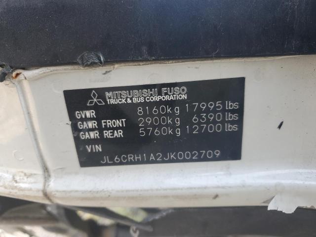 2018 Mitsubishi Fuso Truck Of America Inc Fe Fec92S VIN: JL6CRH1A2JK002709 Lot: 51679594