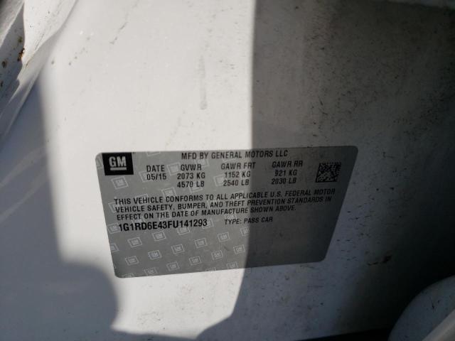 VIN 1G1RD6E43FU141293 2015 Chevrolet Volt no.12