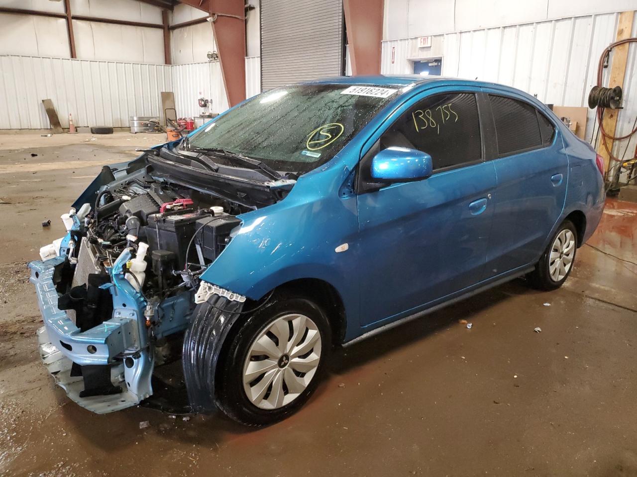 2019 Mitsubishi Mirage G4 Es vin: ML32F3FJ9KHF11113