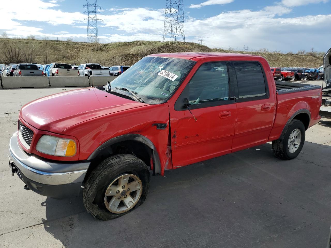 1FTRW08L83KA46303 2003 Ford F150 Supercrew