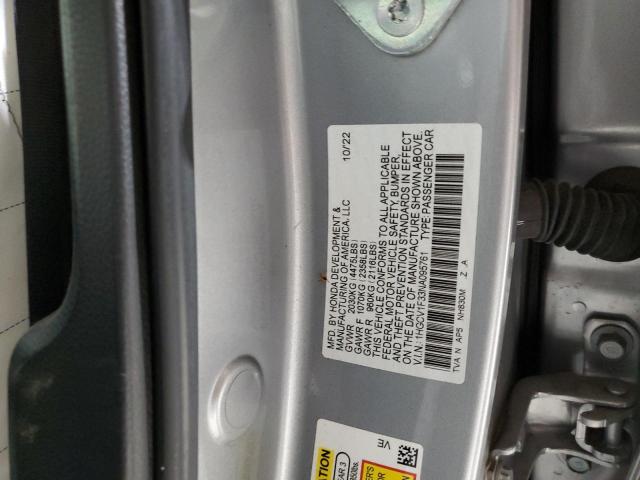 2022 Honda Accord Sport VIN: 1HGCV1F33NA095761 Lot: 52792044