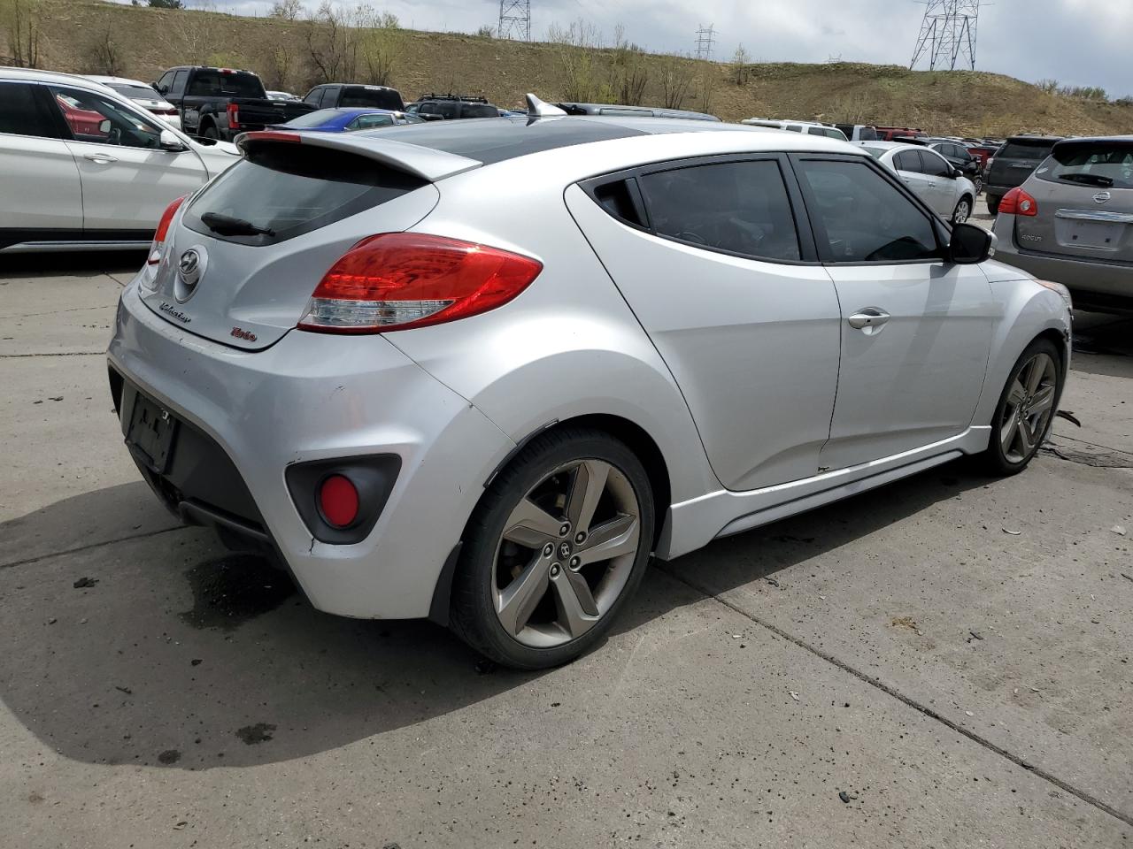 KMHTC6AE0EU182666 2014 Hyundai Veloster Turbo