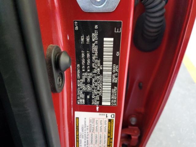 2019 TOYOTA 4RUNNER SR - JTEBU5JR0K5720021