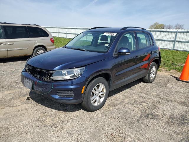 2016 Volkswagen Tiguan S VIN: WVGAV7AX7GW583860 Lot: 51445054