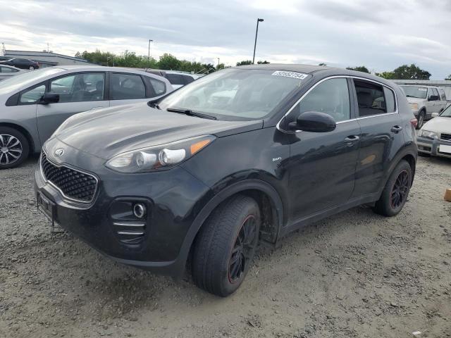 KIA SPORTAGE L 2017 black  gas KNDPMCAC1H7215905 photo #1