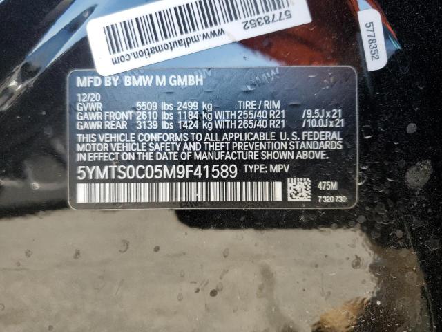 2021 BMW X3 M COMPE - 5YMTS0C05M9F41589