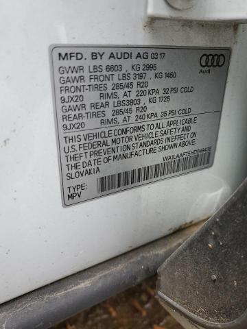 2017 AUDI Q7 PREMIUM - WA1LAAF75HD049438