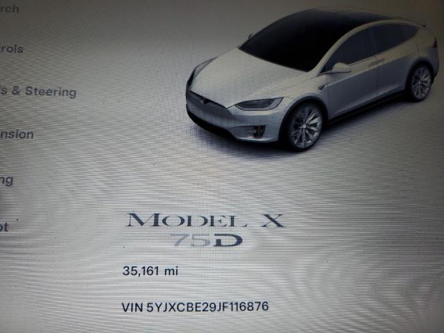 2018 Tesla Model X VIN: 5YJXCBE29JF116876 Lot: 51829064