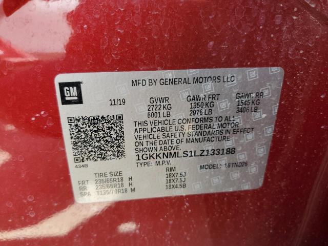 1GKKNMLS1LZ133188 GMC Acadia SLT 13