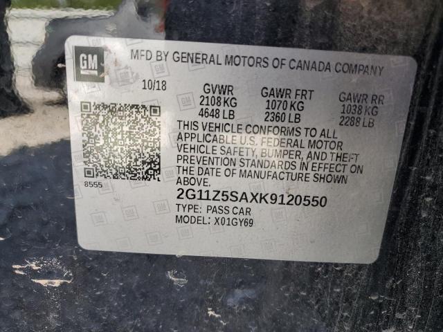 2019 CHEVROLET IMPALA LT - 2G11Z5SAXK9120550
