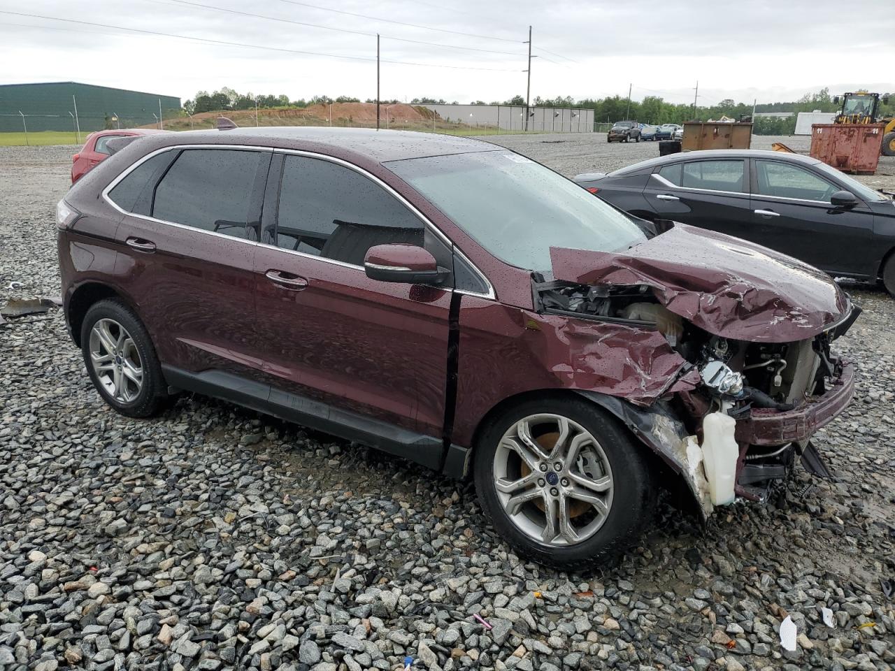 2017 Ford Edge Titanium vin: 2FMPK4K98HBB33333