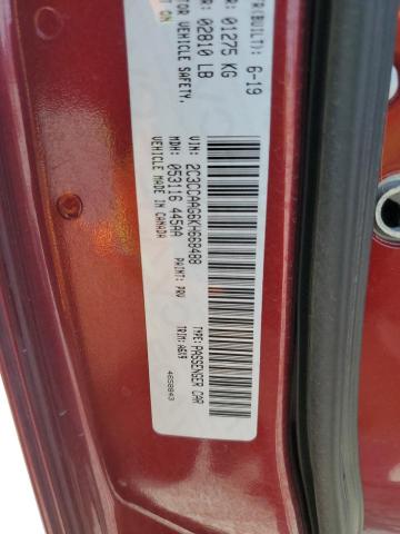 2019 Chrysler 300 Touring VIN: 2C3CCAAG6KH668488 Lot: 52105854