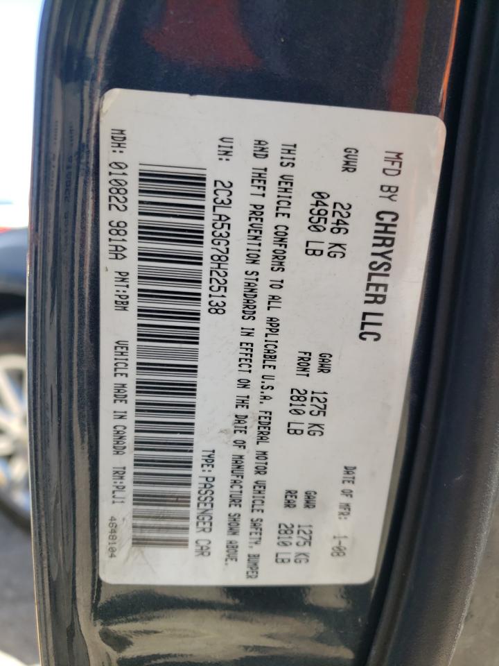 2C3LA53G78H225138 2008 Chrysler 300 Touring