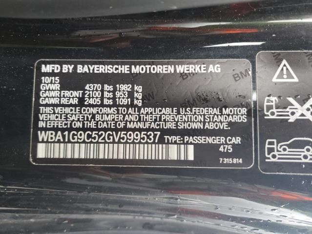 VIN WBA1G9C52GV599537 2016 BMW 2 Series, 228 Xi Sulev no.12