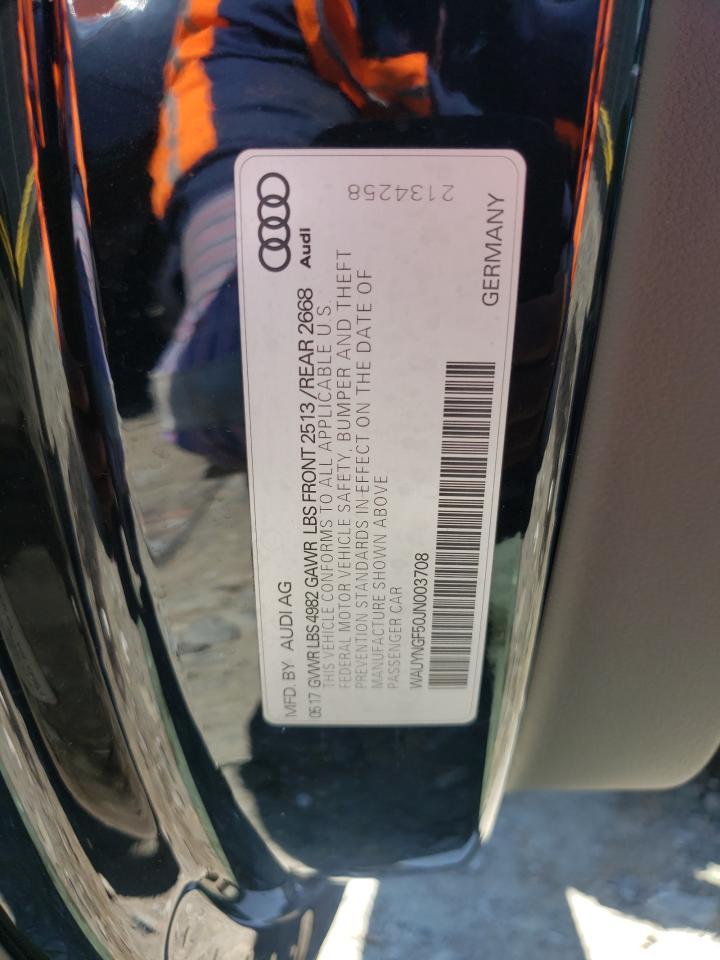 WAUYNGF50JN003708 2018 Audi A5 Premium Plus