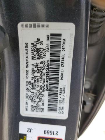 2009 Toyota Corolla Base VIN: 1NXBU40E99Z083929 Lot: 50499984