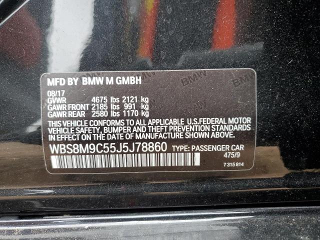 Lot #2475390492 2018 BMW M3 salvage car