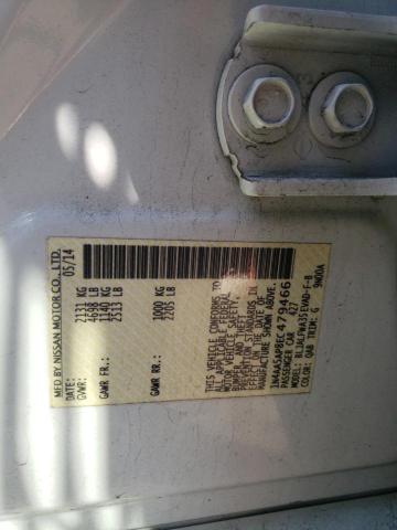 2014 Nissan Maxima S VIN: 1N4AA5AP8EC479466 Lot: 51909114