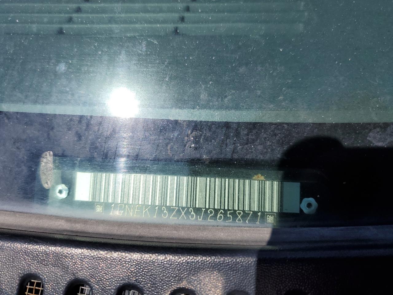 1GNEK13ZX3J265871 2003 Chevrolet Tahoe K1500