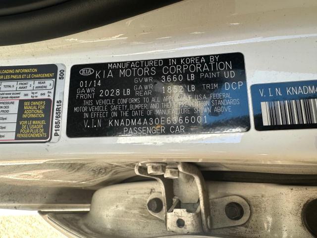 Lot #2477434446 2014 KIA RIO LX salvage car