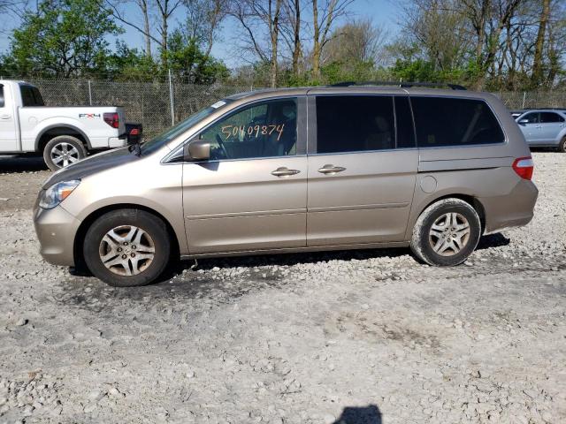 Lot #2487533475 2007 HONDA ODYSSEY EX salvage car