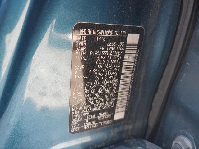 2014 Nissan Cube S VIN: JN8AZ2KR2ET350693 Lot: 50625614