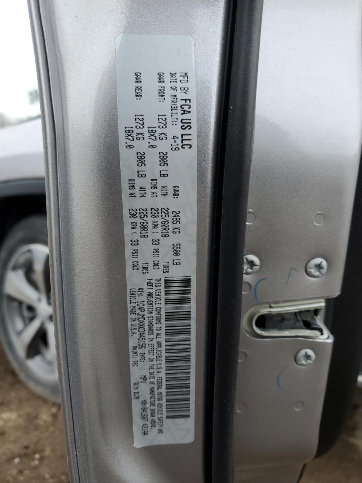 1C4PJMDXXKD445156 2019 Jeep Cherokee Limited