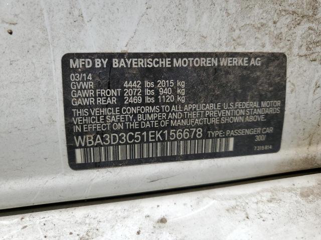 Lot #2461532316 2014 BMW 328 D salvage car