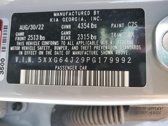2023 Kia K5 Gt Line VIN: 5XXG64J29PG179992 Lot: 50815224