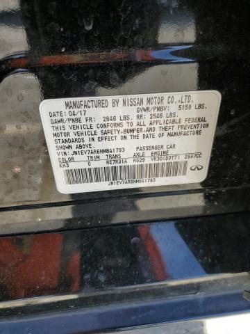 2017 Infiniti Q50 Premium VIN: JN1EV7AR6HM841793 Lot: 54730654