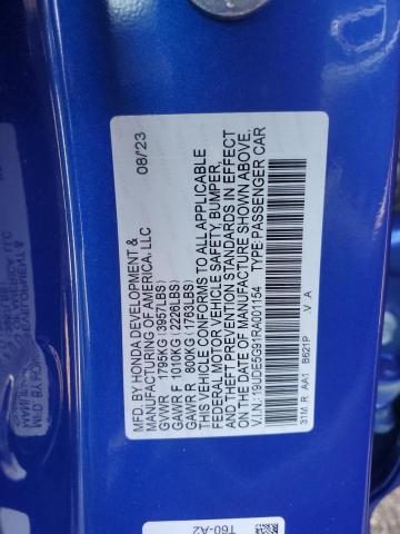 2024 ACURA INTEGRA TY 19UDE5G91RA001154