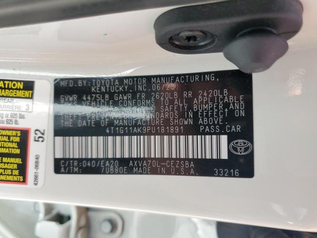 2023 TOYOTA CAMRY SE N - 4T1G11AK9PU181891