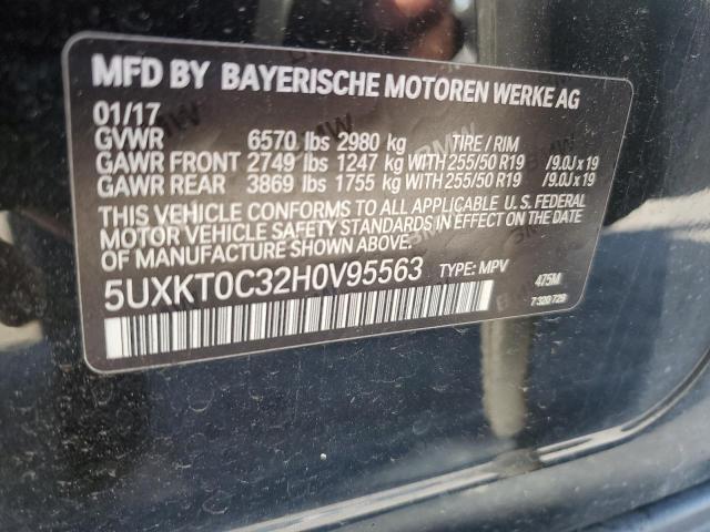 Lot #2503488901 2017 BMW X5 XDR40E salvage car