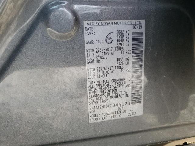 2019 NISSAN ROGUE S - 5N1AT2MT8KC845123