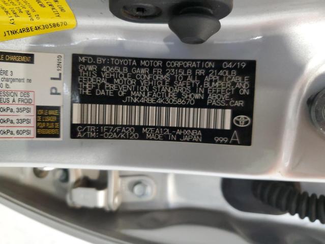 2019 TOYOTA COROLLA SE - JTNK4RBE4K3058670