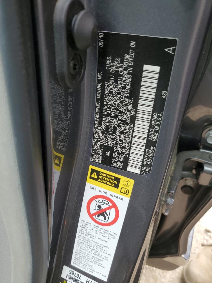 5TDZA3EHXBS008210 2011 Toyota Highlander Base