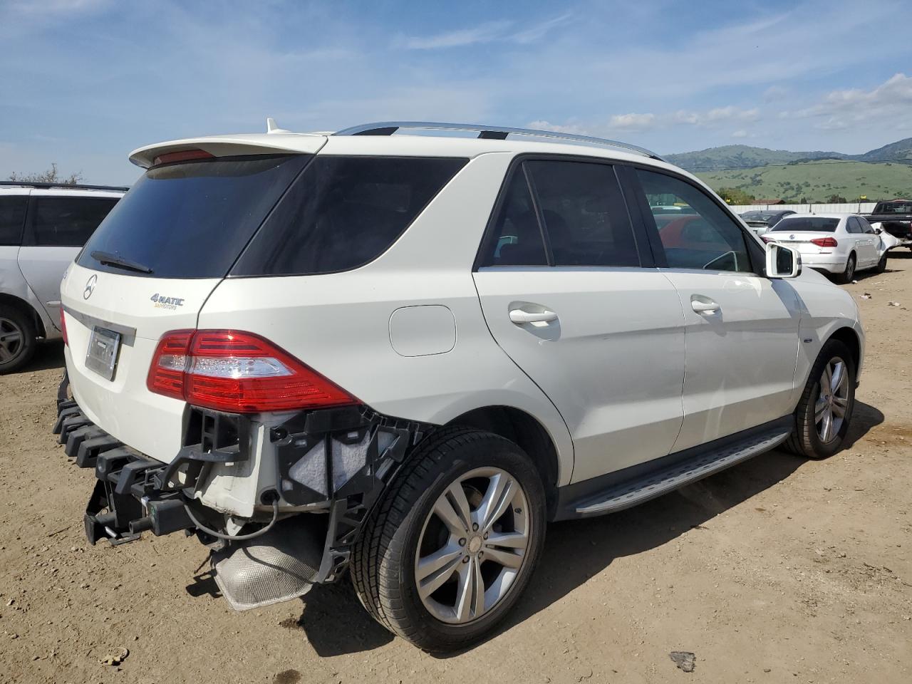 4JGDA5HB2CA002098 2012 Mercedes-Benz Ml 350 4Matic