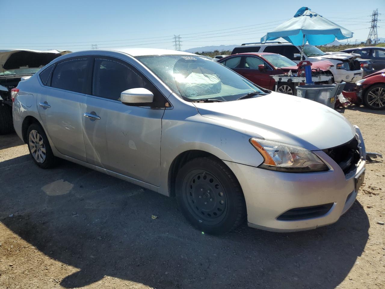 3N1AB7AP1FY350595 2015 Nissan Sentra S